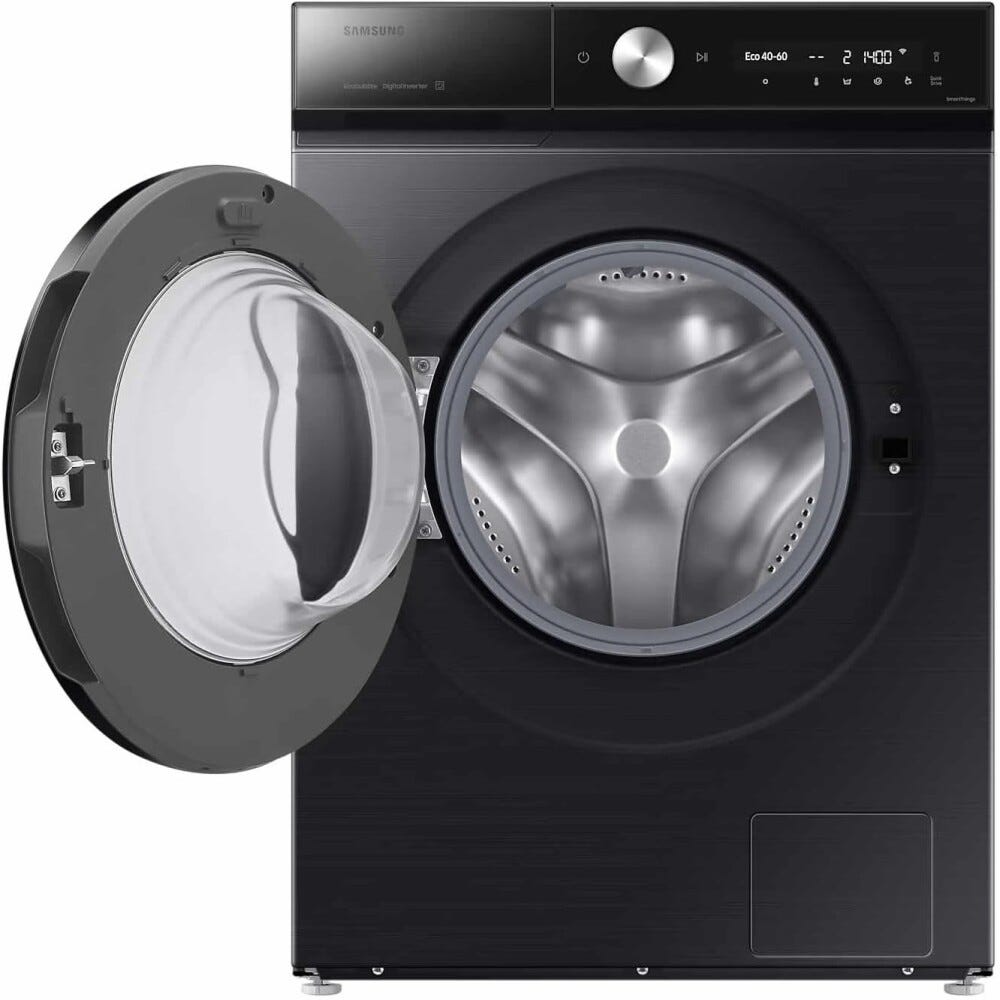 Samsung WW90DB8U95GBU1 8 Lavatrice 9 kg, 1400 rpm, Series 8 AI Energy, ecobubble, QuickDrive, nero