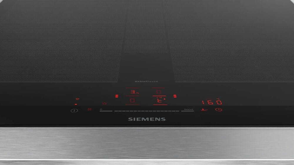 Siemens EX675HYC1M iQ700 Piano cottura a induzione, controllo preciso, vetroceramica nero