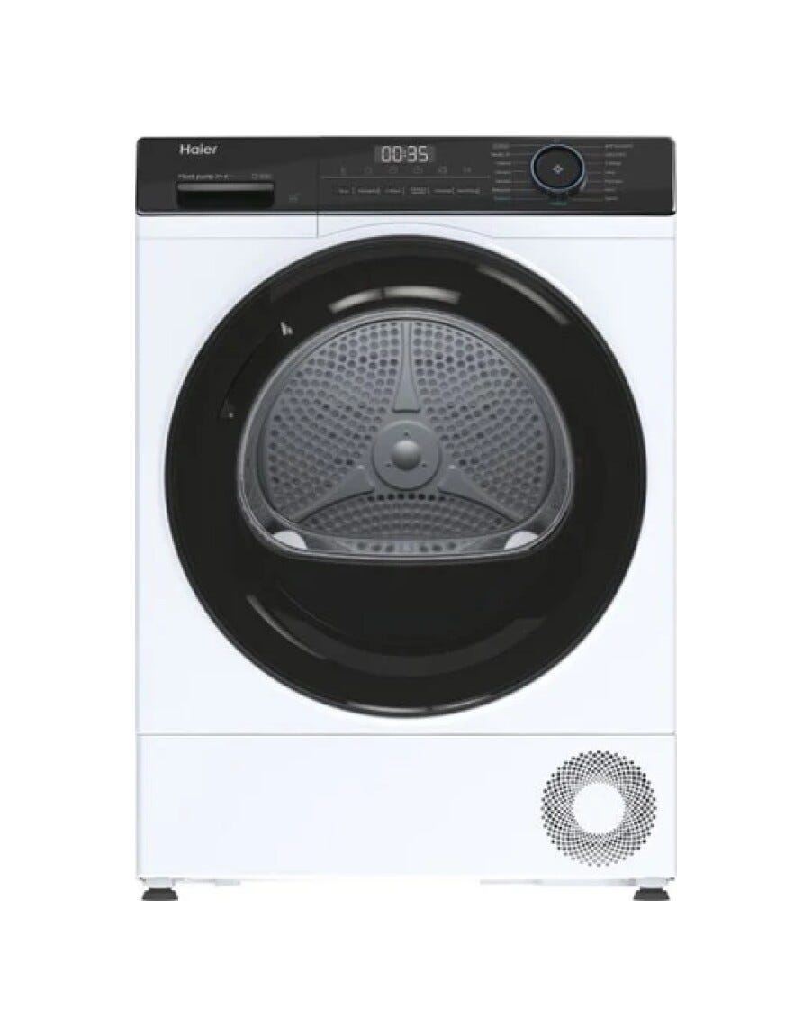 Haier HD90-A2939E-IT I-Pro Serie 3 Asciugatrice cm. 60, capacità 9 kg, pompa di calore, I-Refresh, Wi-Fi hOn, bianco