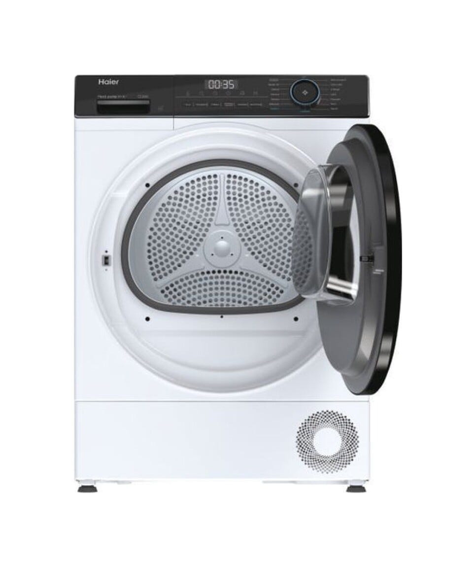 Haier HD90-A2939E-IT I-Pro Serie 3 Asciugatrice cm. 60, capacità 9 kg, pompa di calore, I-Refresh, Wi-Fi hOn, bianco