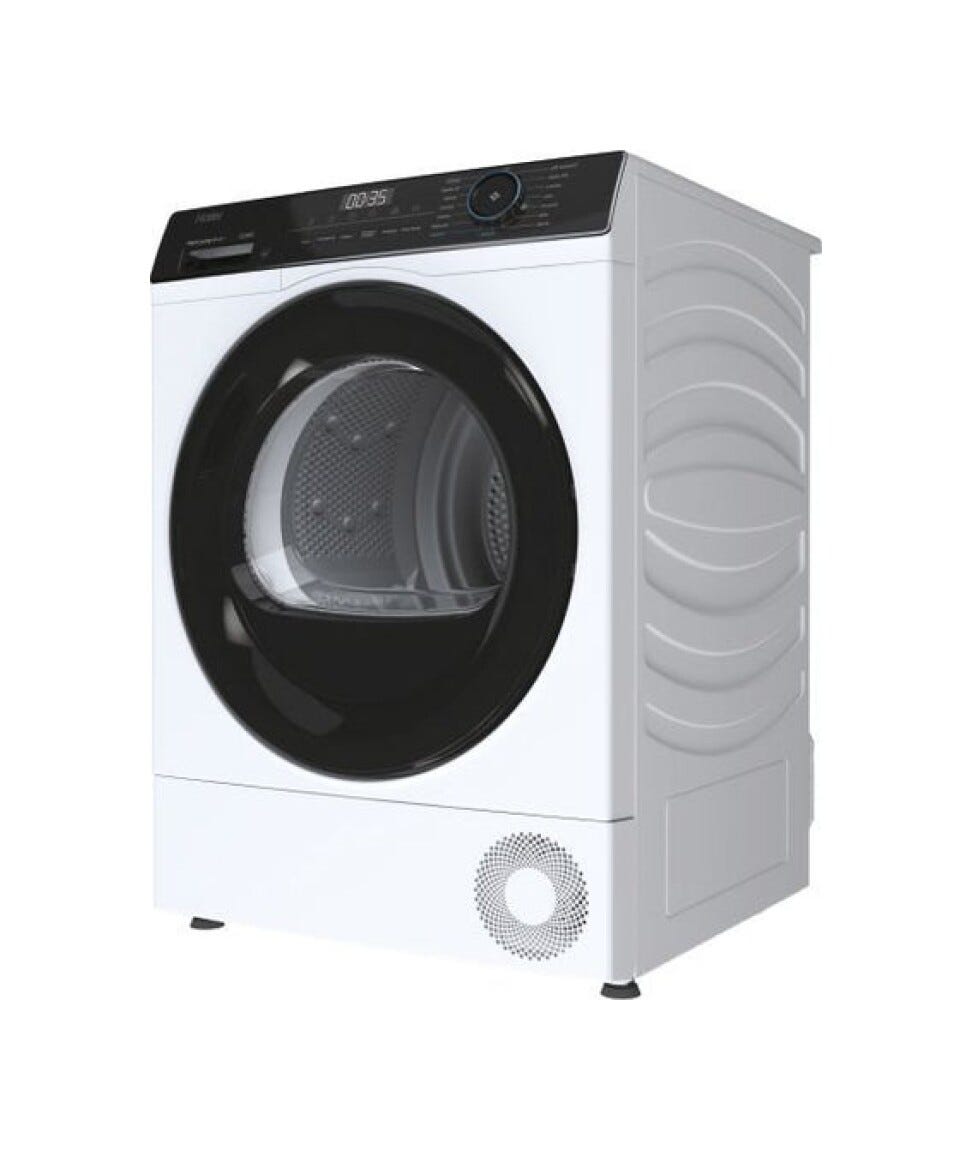 Haier HD90-A2939E-IT I-Pro Serie 3 Asciugatrice cm. 60, capacità 9 kg, pompa di calore, I-Refresh, Wi-Fi hOn, bianco
