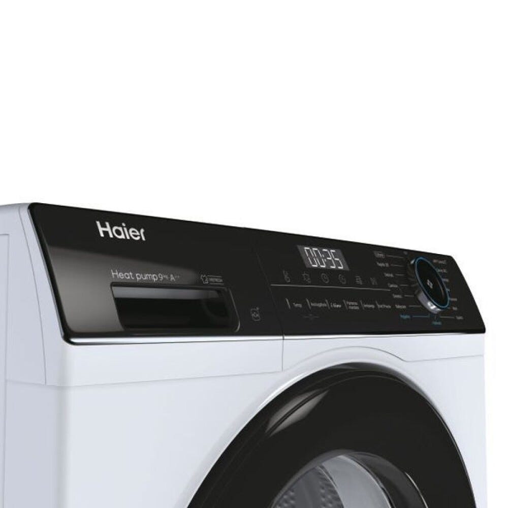 Haier HD90-A2939E-IT I-Pro Serie 3 Asciugatrice cm. 60, capacità 9 kg, pompa di calore, I-Refresh, Wi-Fi hOn, bianco