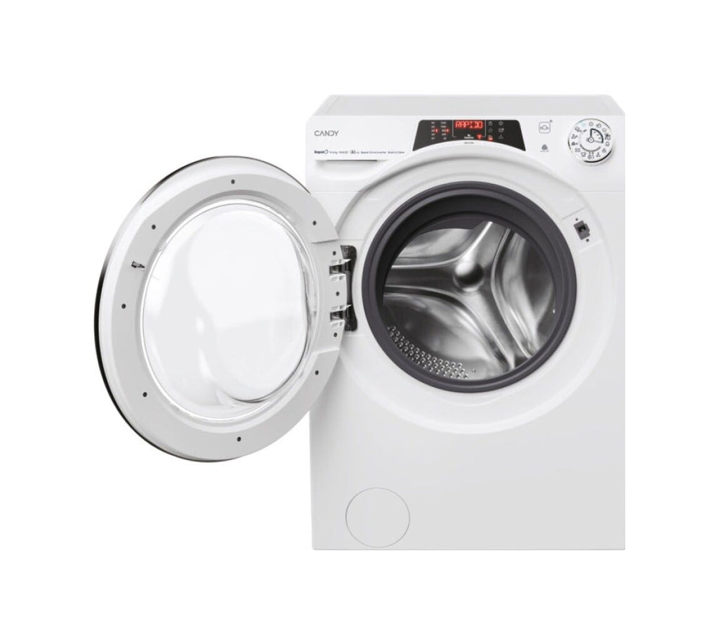 Candy ROW 4966DWMC7-S RapidÓ Lavasciuga 9 kg lavaggio, connettività Wi‑Fi + Bluetooth, 1400 rpm, bianco