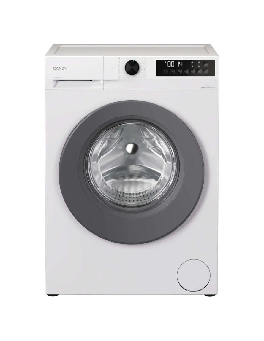 Candy GD 49G8-S ProWash 300 Lavatrice, 9 kg, 1400 rpm, Inverter, Fresh Vapor, bianco