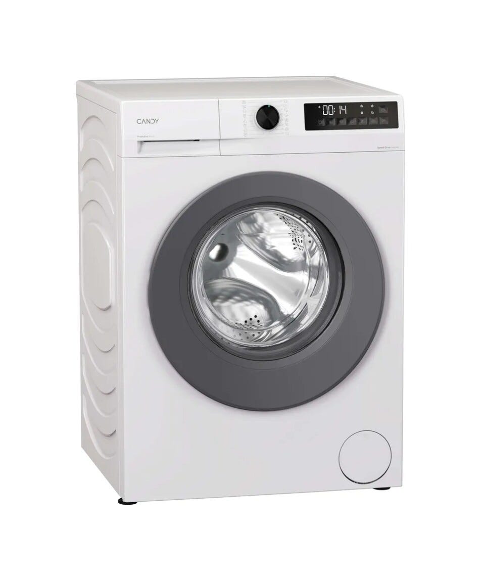 Candy GD 49G8-S ProWash 300 Lavatrice, 9 kg, 1400 rpm, Inverter, Fresh Vapor, bianco