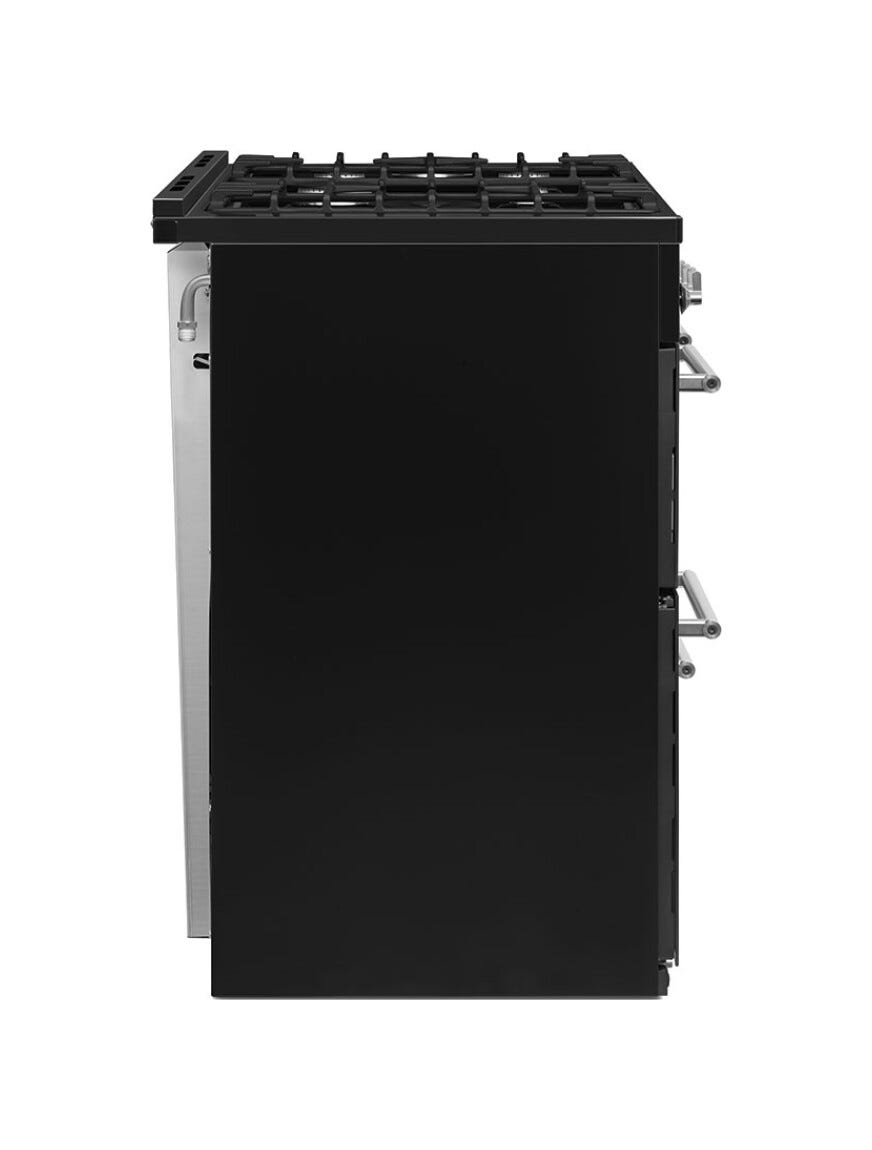 Smeg CX113GMBL classica Cucina da accosto cm. 110x60, 3 forni, forno termoventilato, 6 fuochi a gas, griglie in ghisa, nero lucido