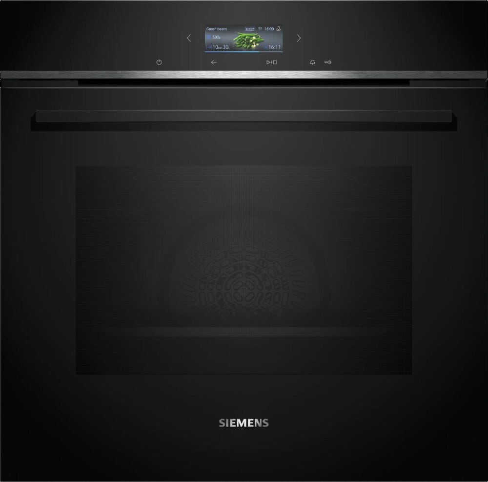 Siemens HB774G2B1 iQ700 Forno da incasso pirolitico 59 cm, 71 L, display TFT, Home Connect, nero
