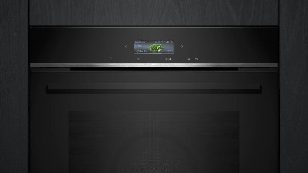 Siemens HB774G2B1 iQ700 Forno da incasso pirolitico 59 cm, 71 L, display TFT, Home Connect, nero