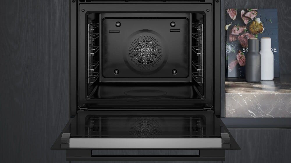 Siemens HB774G2B1 iQ700 Forno da incasso pirolitico 59 cm, 71 L, display TFT, Home Connect, nero