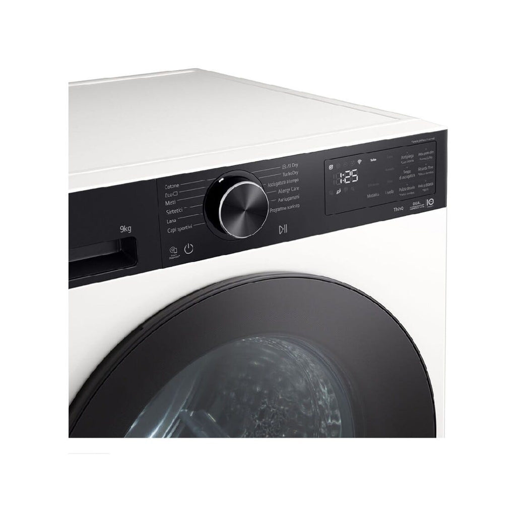 LG RNX5009TWBB Serie X5 Asciugatrice 9 kg, pompa di calore, wi-fi, classe B, bianco