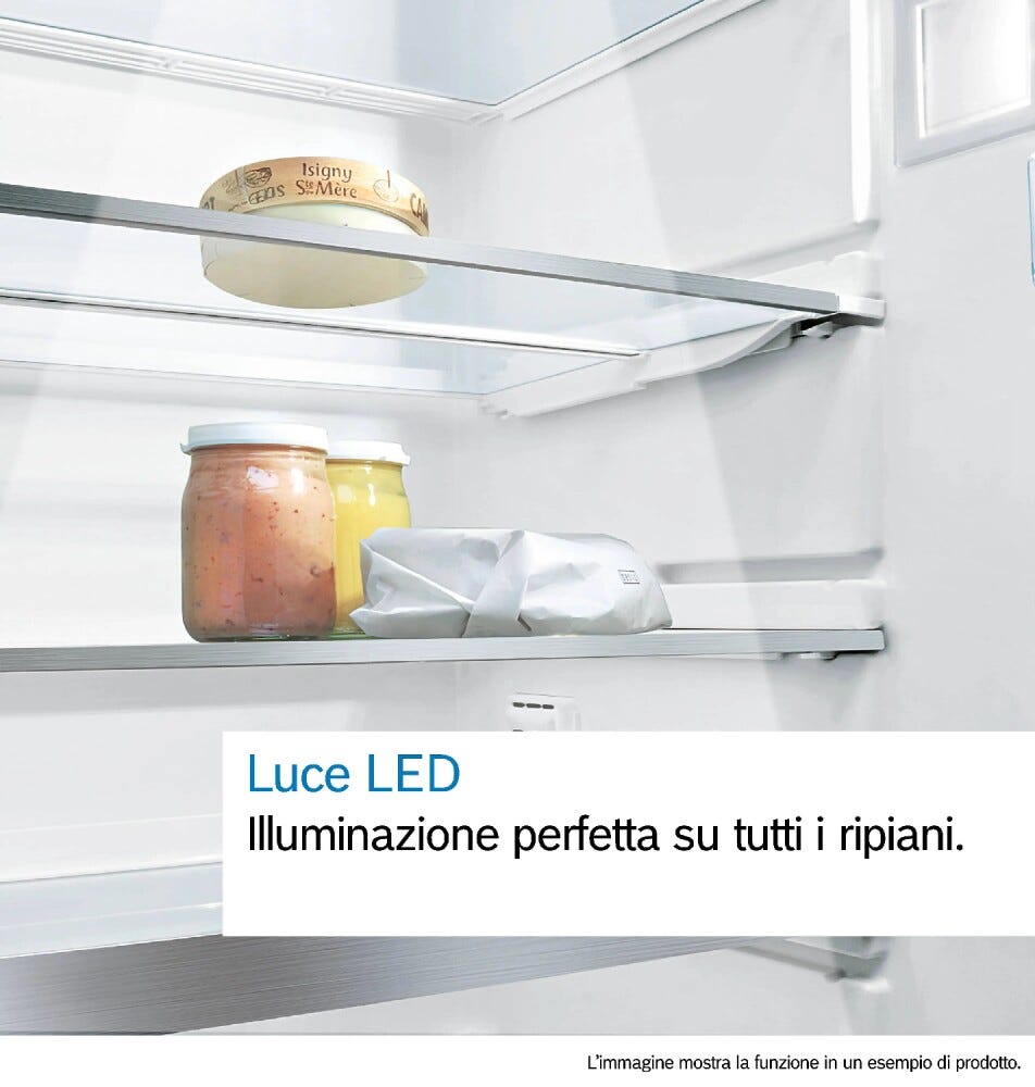 Bosch KIN86ADB0 Serie 6 Frigorifero co congelatore da Incasso, 178 cm, NoFrost, VitaFresh XXL
