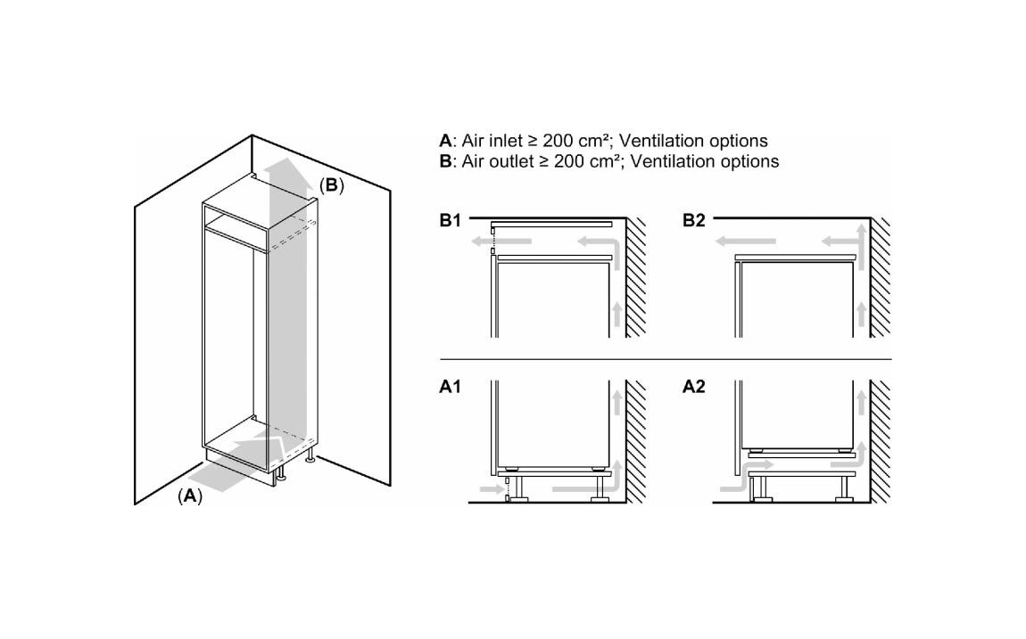 Bosch KIN86ADB0 Serie 6 Frigorifero co congelatore da Incasso, 178 cm, NoFrost, VitaFresh XXL