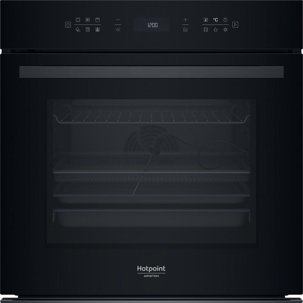 Hotpoint Ariston HAOI78PPT1SBA Forno da incasso cm. 60, capacità 73 litri, Pirolisi, Diamond Clean, AirFry, nero