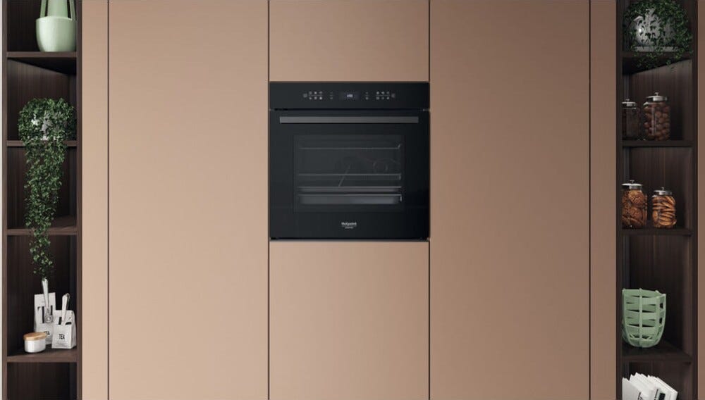 Hotpoint Ariston HAOI78PPT1SBA Forno da incasso cm. 60, capacità 73 litri, Pirolisi, Diamond Clean, AirFry, nero