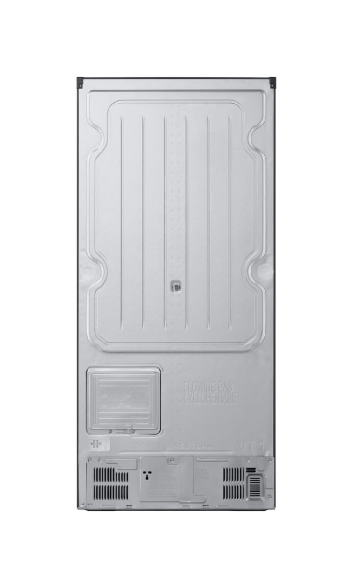 LG GTFV61PYBQD Frigorifero con congelatore a libera installazione, cm 83, h 186, lt 609, prime silver