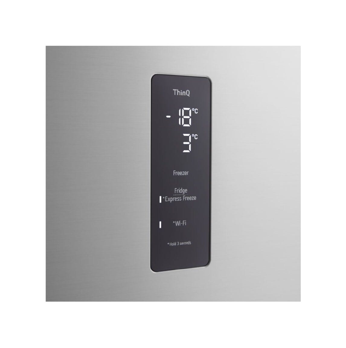 LG GTFV61PYBQD Frigorifero con congelatore a libera installazione, cm 83, h 186, lt 609, prime silver