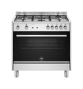 La Germania FTR965GXV/24 Futura Cucina da accosto 90 cm, 5 fuochi gas, forno gas ventilato, classe A+, inox