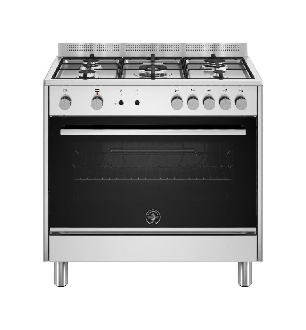 La Germania FTR965GXV/24 Futura Cucina da accosto 90 cm, 5 fuochi gas, forno gas ventilato, classe A+, inox