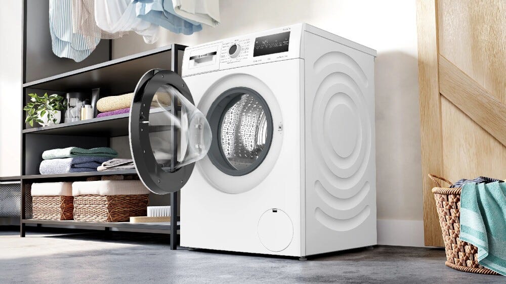 Bosch WAN28219IT Serie 4 Lavatrice a carica frontale, 9 kg, 1400 giri, Classe A, Iron Assist