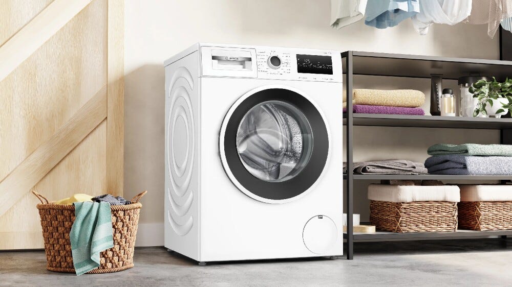 Bosch WAN28219IT Serie 4 Lavatrice a carica frontale, 9 kg, 1400 giri, Classe A, Iron Assist