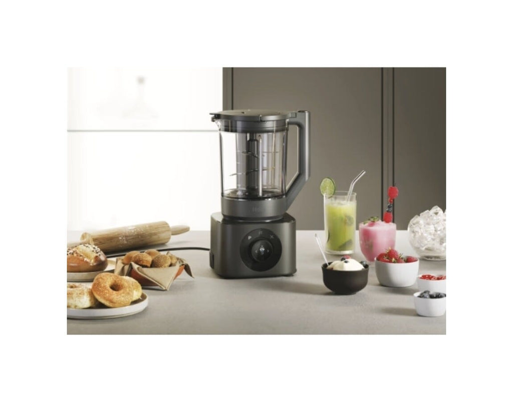 Haier HBL7W5 011 I-Master Serie 7 Frullatore, 13000 RPM, 6 lame, 3 caraffe Tritan, AI adattiva, 6 programmi automatici, grigio ossidiana