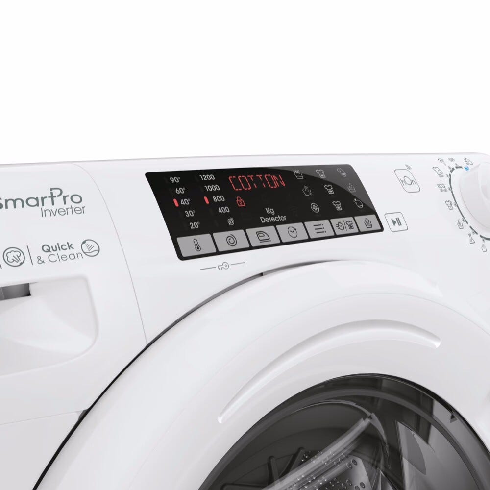 Candy CSO286TWM6/1-S Lavatrice Smart Pro Inverter 8 kg, 1200 giri, bianco