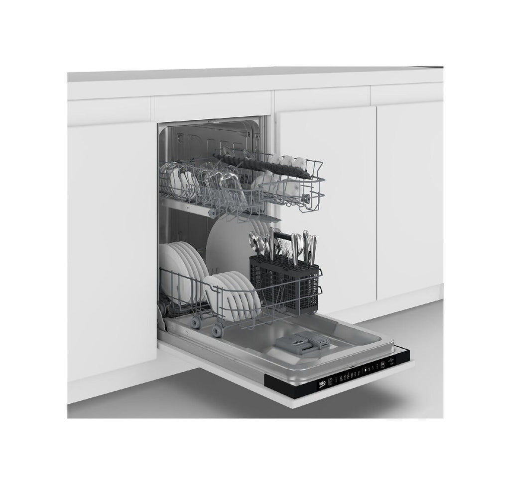 Beko BDIS16030 Lavastoviglie cm. 45, 10 coperti, 6 programmi, HygieneIntense, Quick&Shine