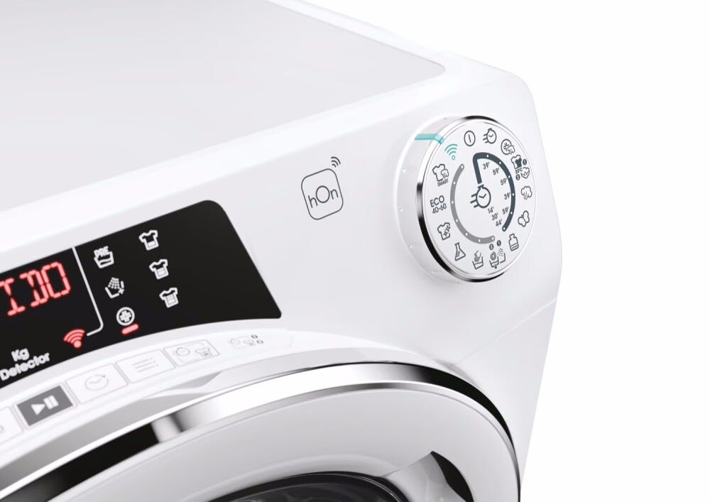 Candy RO 486DWMC7/1-S RapidÓ Lavatrice 8 kg, 1400 rpm, Classe A, bianco