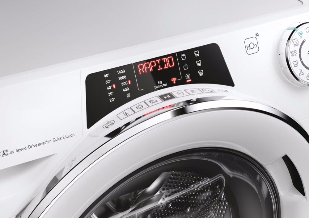 Candy RO 486DWMC7/1-S RapidÓ Lavatrice 8 kg, 1400 rpm, Classe A, bianco