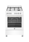 La Germania SE664EB/24 Futura Cucina da accosto 60 cm, 4 fuochi a gas, forno elettrico multifunzione, classe A, bianco