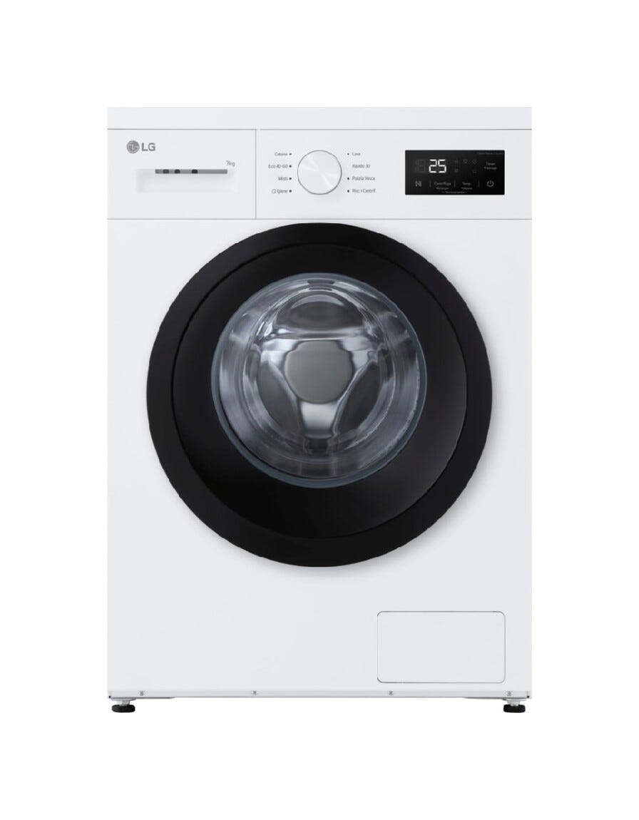LG F4NA10S7NWK Lavatrice cm. 60, capacità 7 kg, 1400 giri, bianco