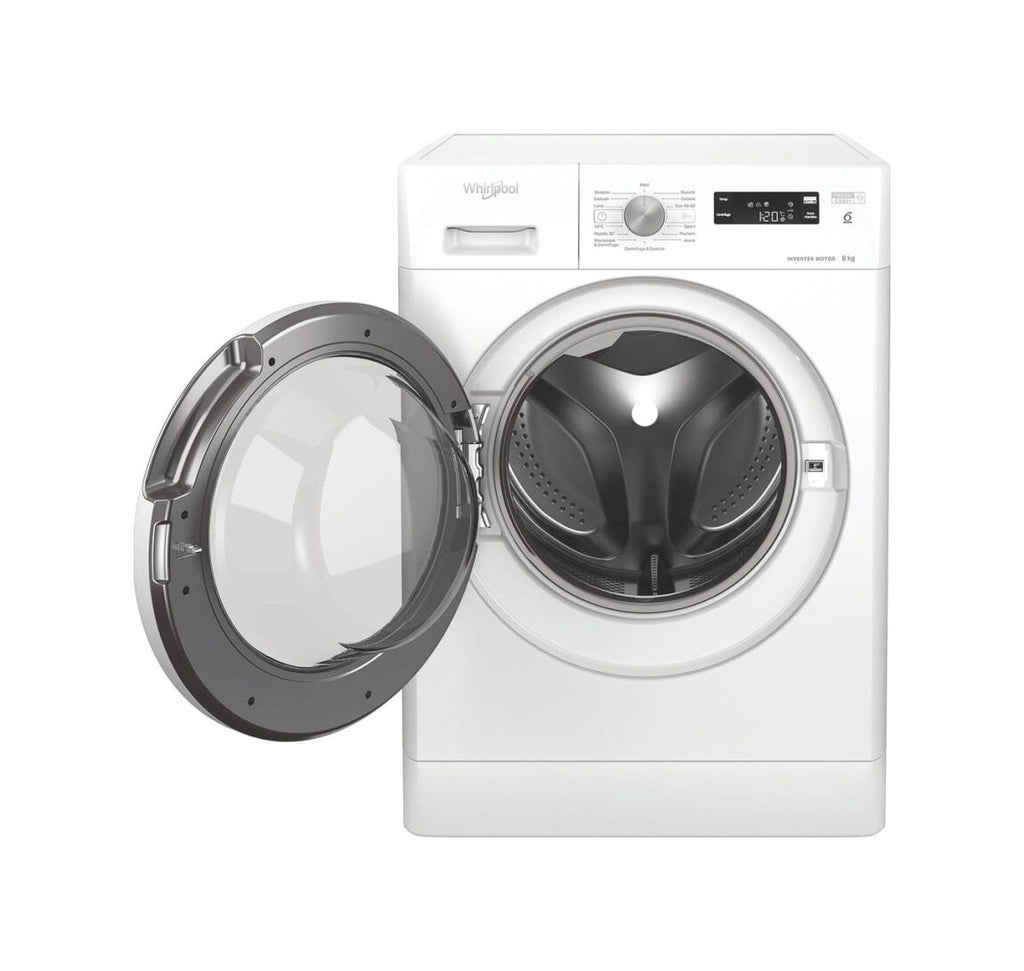 Whirlpool FFS P87 IT Lavatrice cm. 60, capacità 8 kg, 1200 giri, tecnologia 6° Senso, bianco