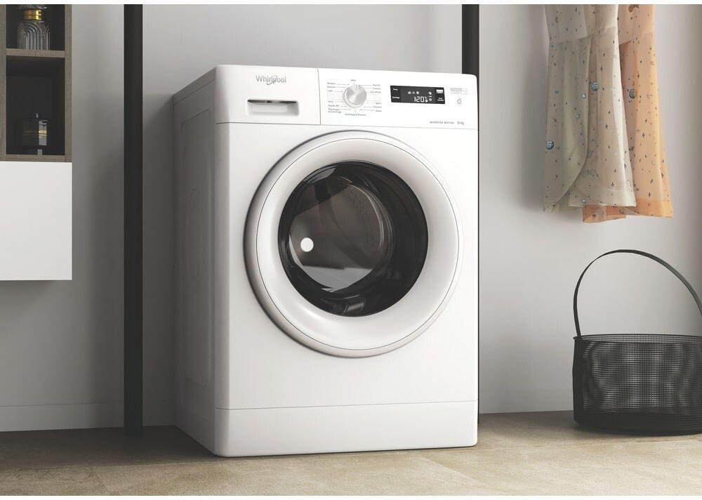 Whirlpool FFS P87 IT Lavatrice cm. 60, capacità 8 kg, 1200 giri, tecnologia 6° Senso, bianco