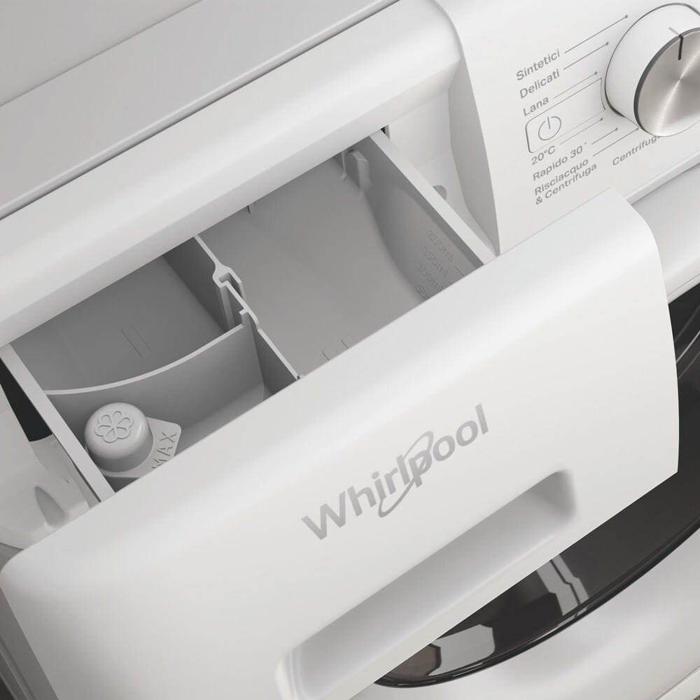 Whirlpool FFS P87 IT Lavatrice cm. 60, capacità 8 kg, 1200 giri, tecnologia 6° Senso, bianco
