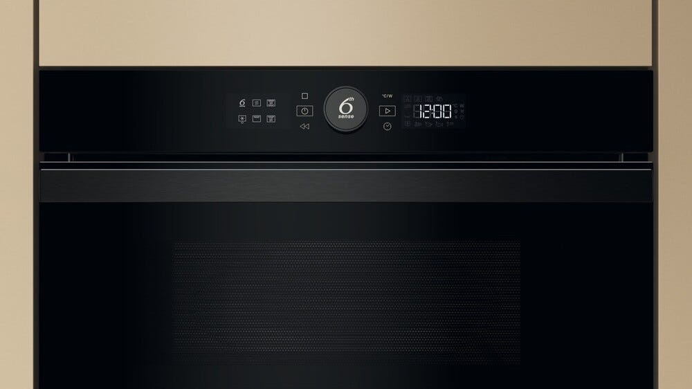 Whirlpool WMD44MB Forno a microonde da incasso cm. 60, capacità 31 litri, Grill Quarzo, Crisp, 6° Senso, autopulizia a vapore, nero