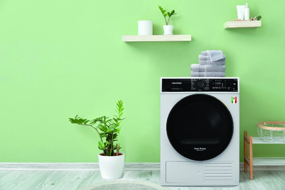 SanGiorgio SDR9-T Asciugatrice 9 kg, pompa di calore R290, classe energetica C, bianco
