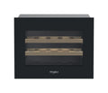 Whirlpool WHW45S2B Cantina vino da incasso cm. 60, capacità 50 litri, ripiani in rovere, porta anti‑UV, controllo elettronico, nero