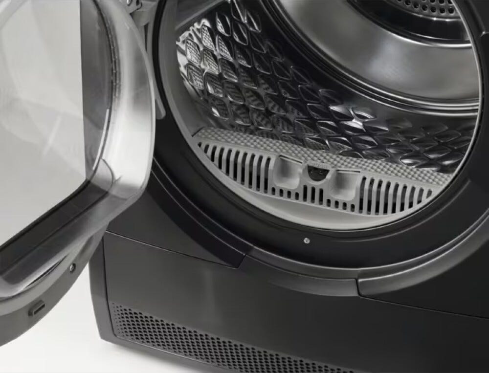 AEG TR7HD93B serie 7000 SensiDry Asciugatrice a pompa di calore, cm. 60, capacità 9 kg, Tecnologia SensiDry, nero