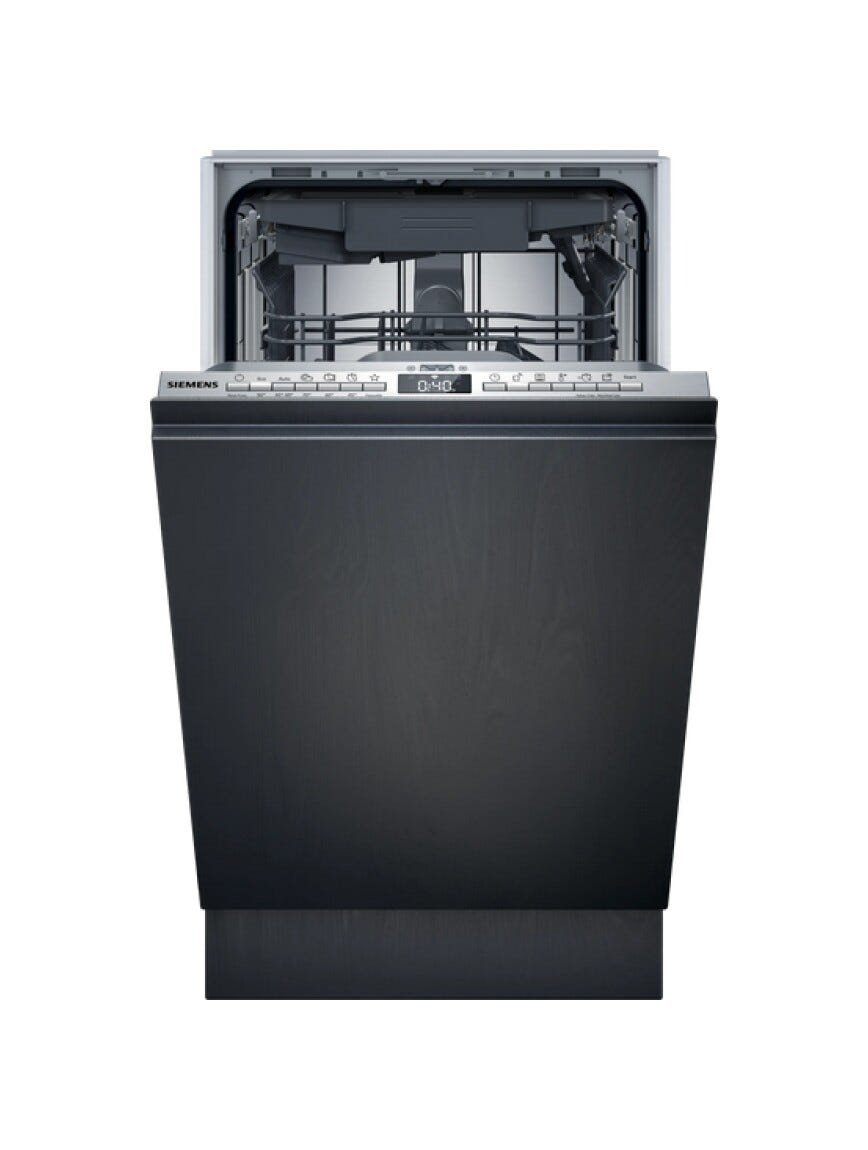 Siemens SR73EX25ME iQ300 Lavastoviglie da incasso Slim 45 cm, 10 coperti, Home Connect, classe energetica B, cerniere sliding