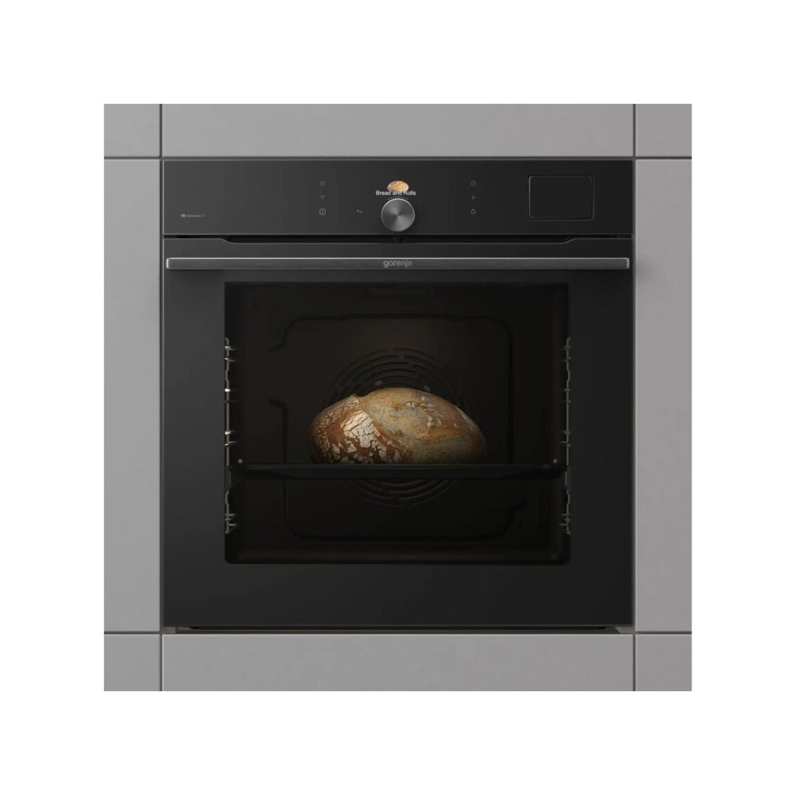 Gorenje BFS6148B G800 Forno elettrico cm. 60, capacità 77 litri, AirFry, Pizza, MultiFlow 360°, nero
