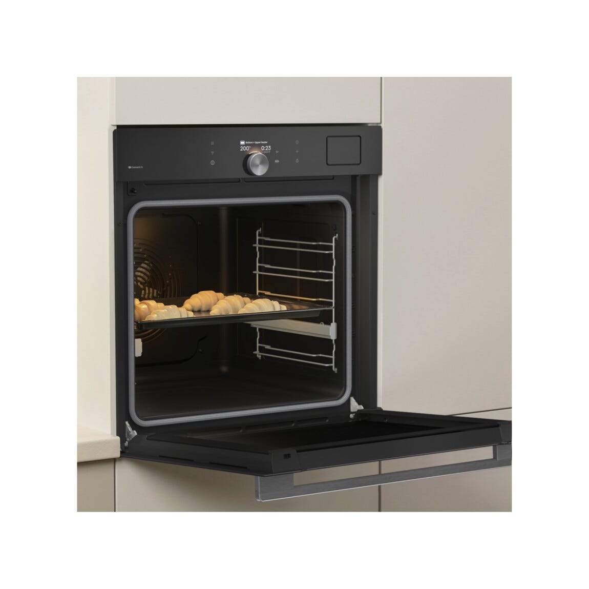 Gorenje BPSA6138B G800 Forno elettrico cm. 60, capacità 77 litri, pirolitico, HomeMade Plus, AirFry, nero