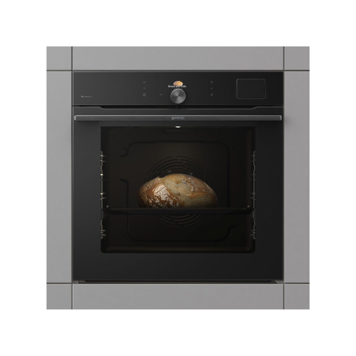 Gorenje BPSA6138B G800 Forno elettrico cm. 60, capacità 77 litri, pirolitico, HomeMade Plus, AirFry, nero