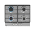 Gorenje G641XHC Piano cottura a gas cm. 60, 4 fuochi, griglie in ghisa, accensione integrata, inox