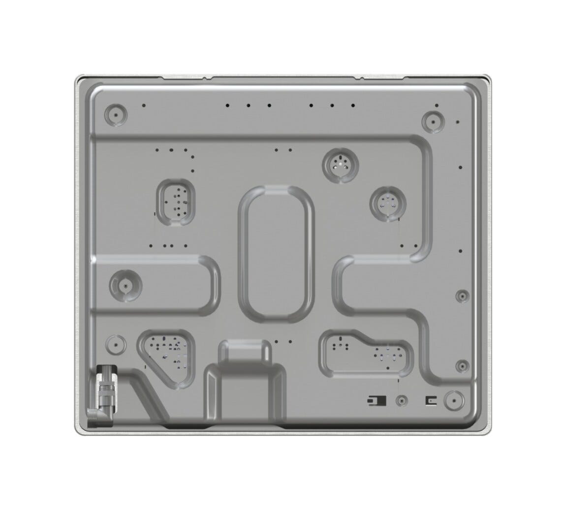 Gorenje G641XHC Piano cottura a gas cm. 60, 4 fuochi, griglie in ghisa, accensione integrata, inox