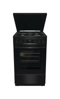 Gorenje GK5C42BF G600 Cucina da accosto cm. 50, capacità 70 litri, piano gas con griglie in ghisa, nero