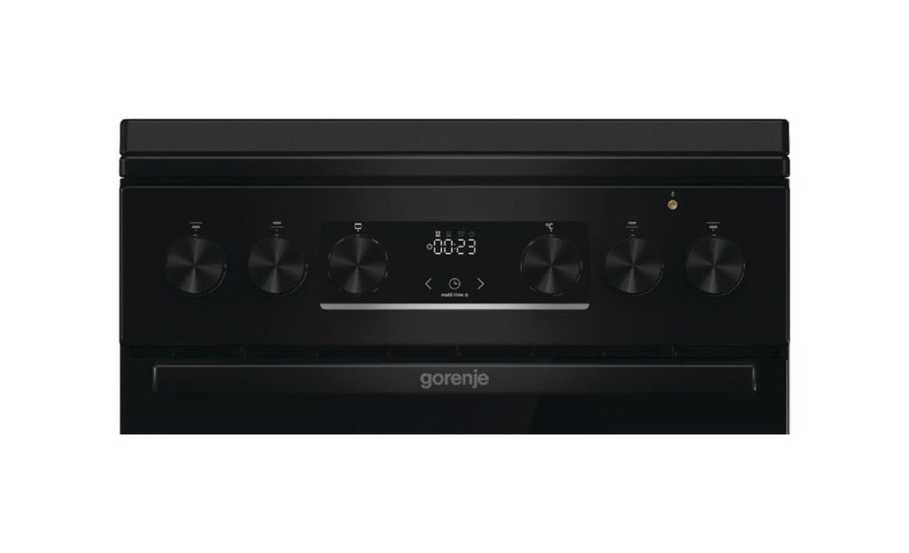 Gorenje GK5C42BF G600 Cucina da accosto cm. 50, capacità 70 litri, piano gas con griglie in ghisa, nero