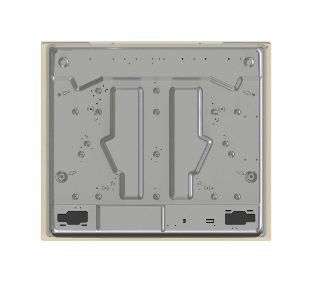 Gorenje GW642CLI Piano cottura a gas cm. 60, 4 fuochi, griglie in ghisa, accensione integrata, crema
