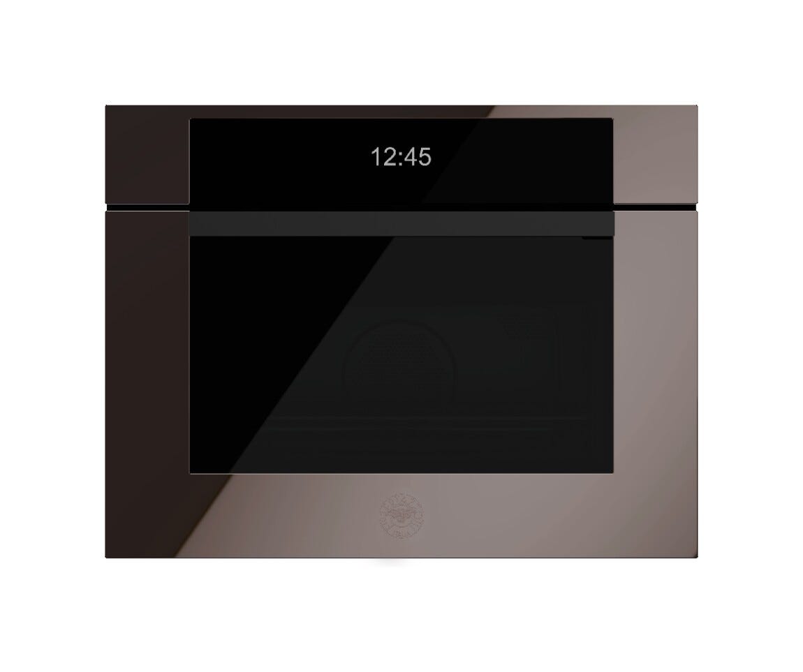 Bertazzoni FMOD4077MTS3 Modern Forno a microonde combinato 60x45 cm, 38 L, Display Touch TFT, 7 funzioni, ossidiana specchio