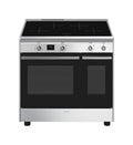 Smeg CX92IM classica Cucina da accosto cm. 90x60, 2 forni elettrici, 4 zone cottura a induzione, pulizia idrolitica, inox
