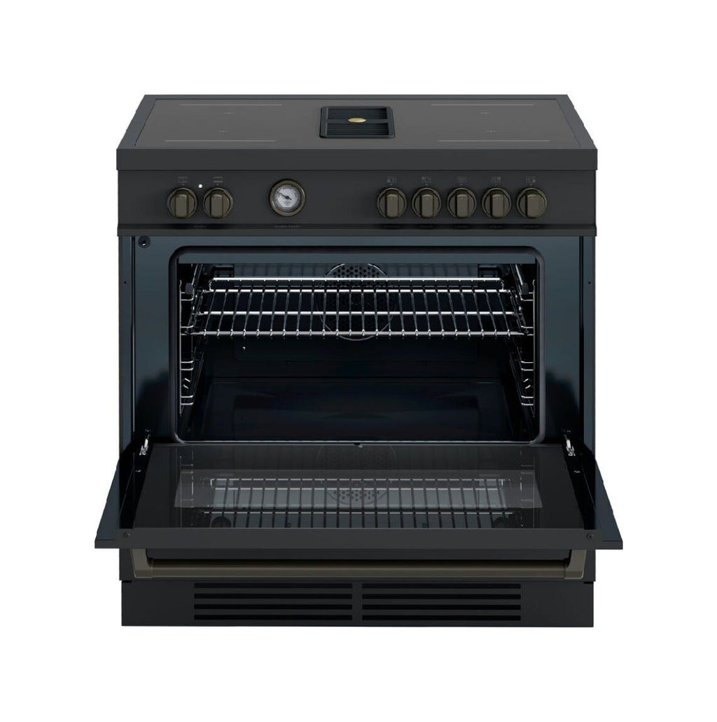 Bertazzoni MASCH94I1ENET Master Cucina da accosto 90 cm, piano a induzione, forno 103 L e cappa integrata, nero opaco